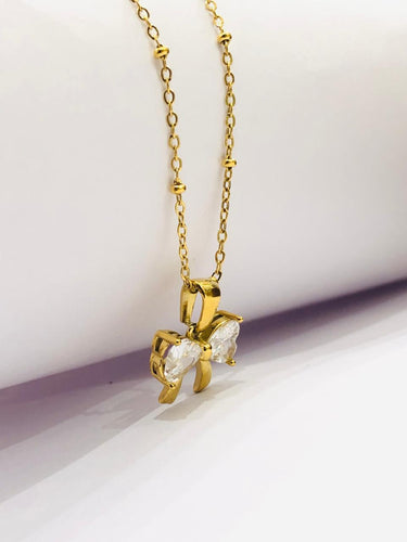 Heart Bow Chain